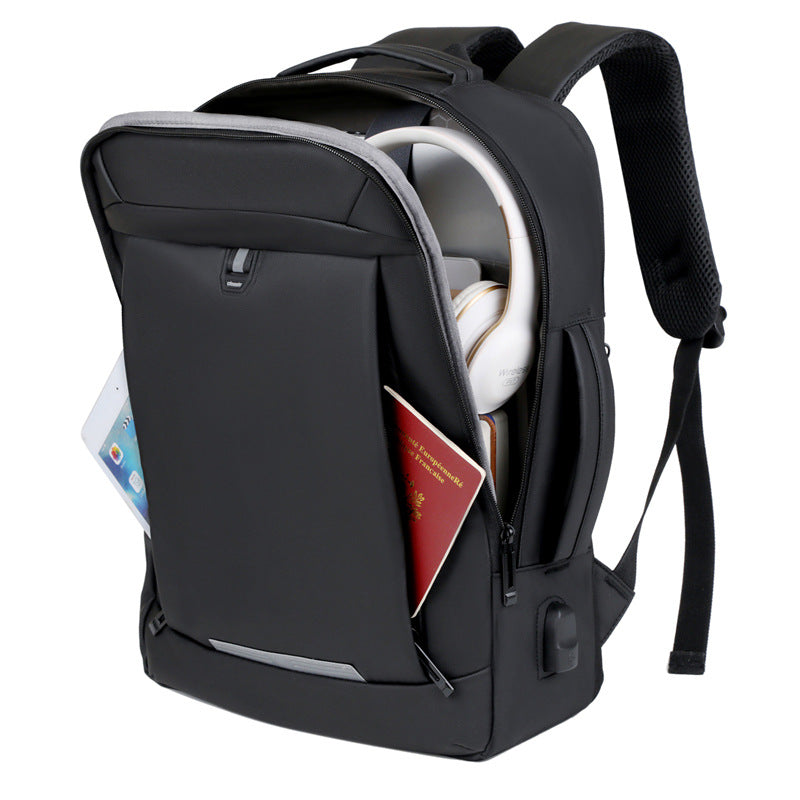 Business Backpack with Innovative Organizer Compartments and Padded Laptop Compartment Bowlift