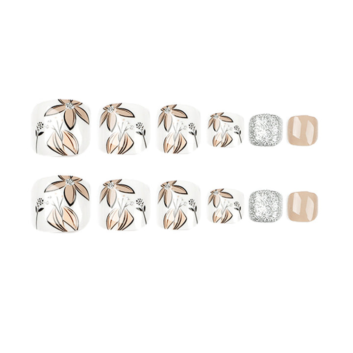 Artful Nail Art with Floral Designs Bowlift