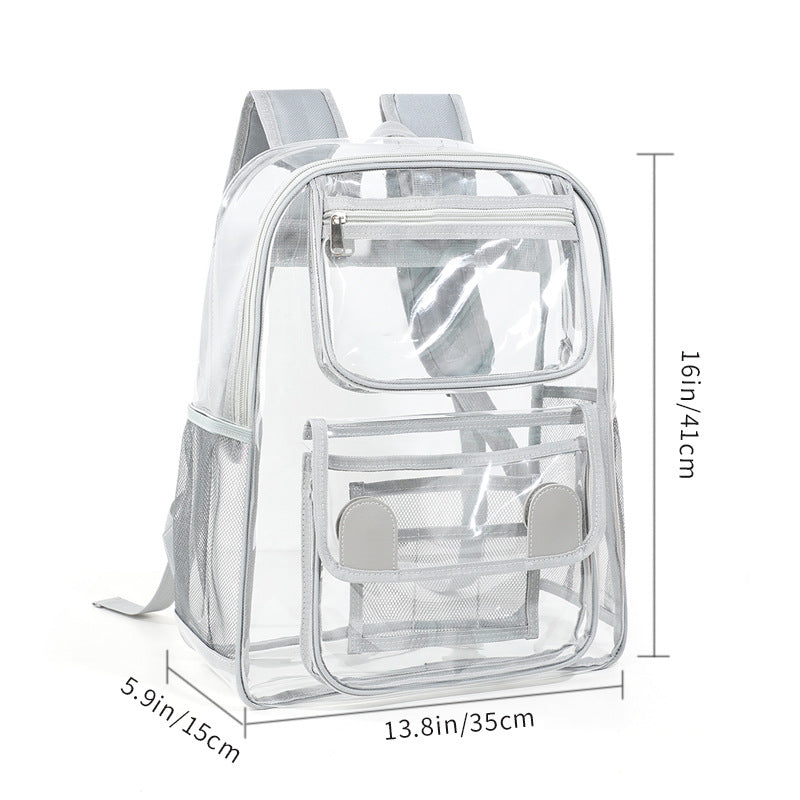Transparent Safety Backpack Bowlift