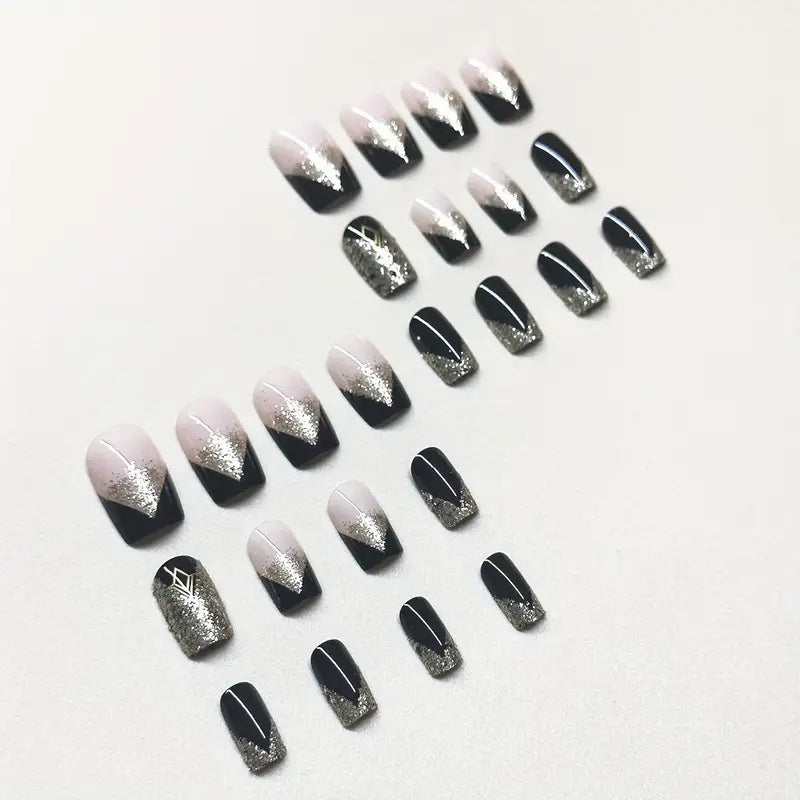Glamorous Glitter Nail Art Bowlift