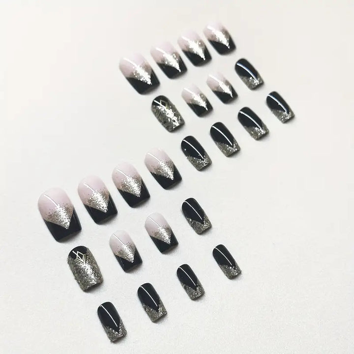 Glamorous Glitter Nail Art Bowlift