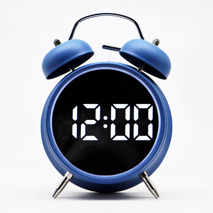Digital Alarm Clock in Retro Style Bowlift