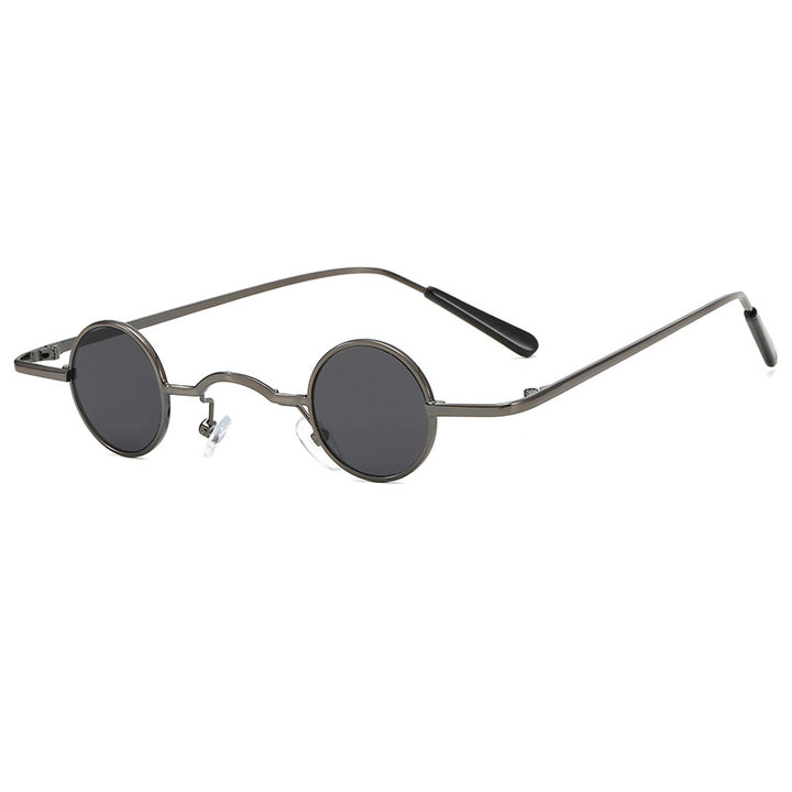 Women's fashionable round glasses with intricate metal frame Bowlift
