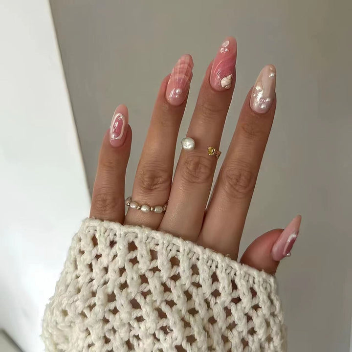 Elegant Stiletto Acrylic Nail Enhancements Bowlift