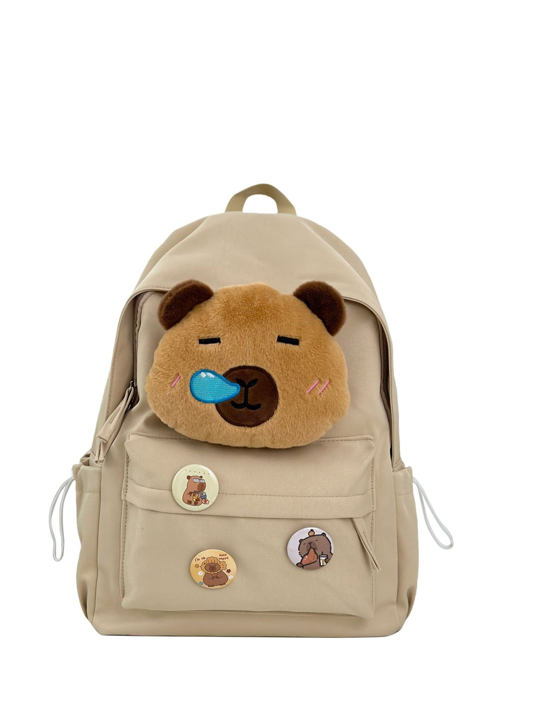 Backpack with Cozy Bear Design and Practical Compartments Bowlift