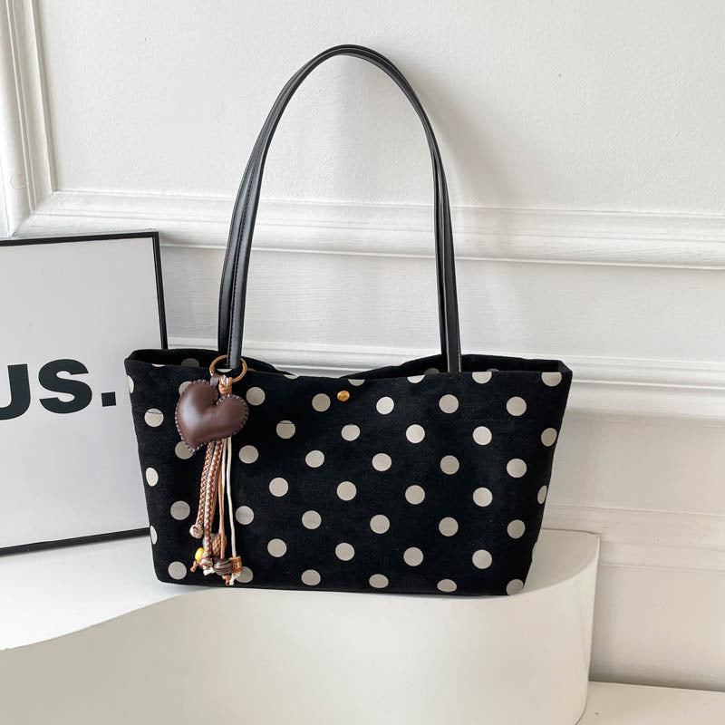Suede Shoulder Tote Bag Bowlift