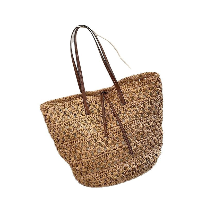 Handcrafted straw tote bag Bowlift