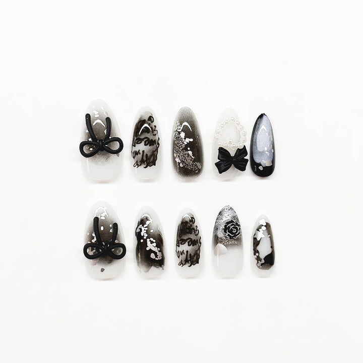 Artistic Multi-Design Nail Enhancements Bowlift