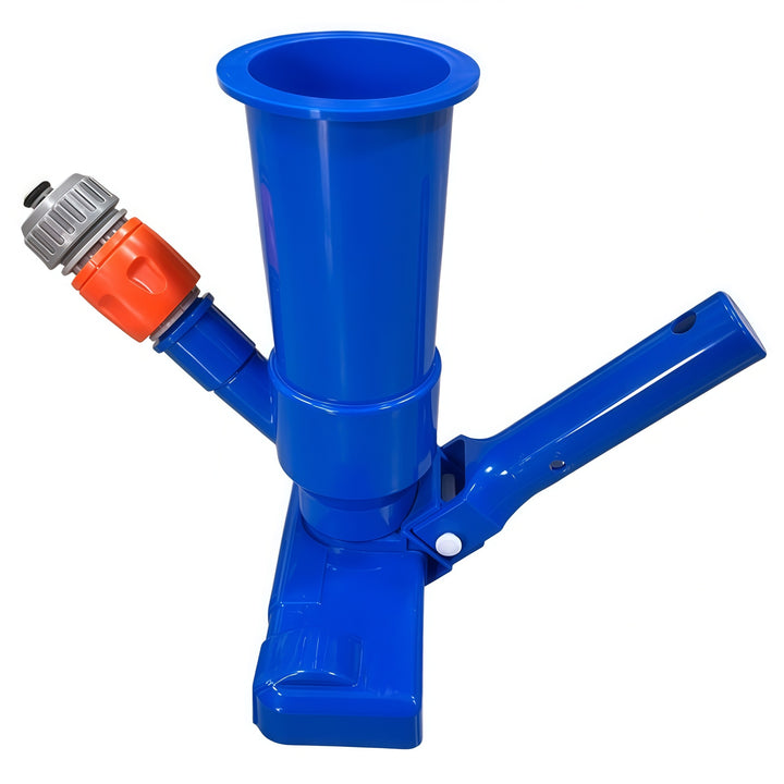 Telescopic stainless steel pool vacuum kit with brush head and fine mesh leaf bag Bowlift