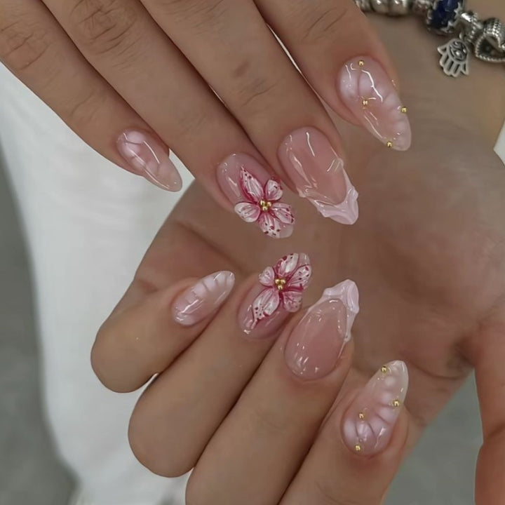 Animal-Inspired Press-On Nail Art Set Bowlift