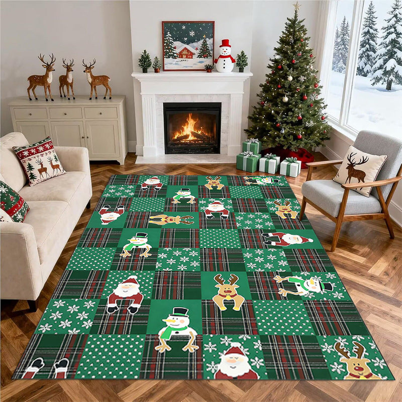 Christmas-Themed Decorative Area Rug Bowlift