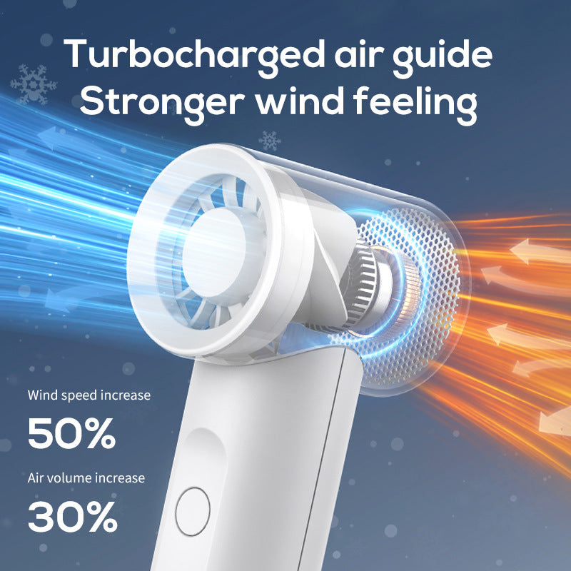 Unisex portable wireless handheld fan with rechargeable battery and quiet motor Bowlift