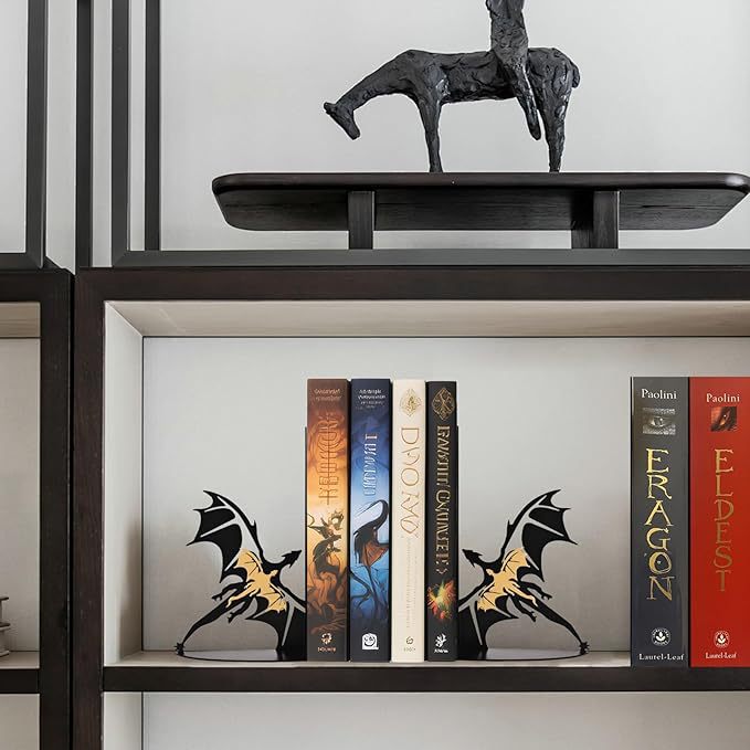 Dragon-Inspired Decorative Bookends