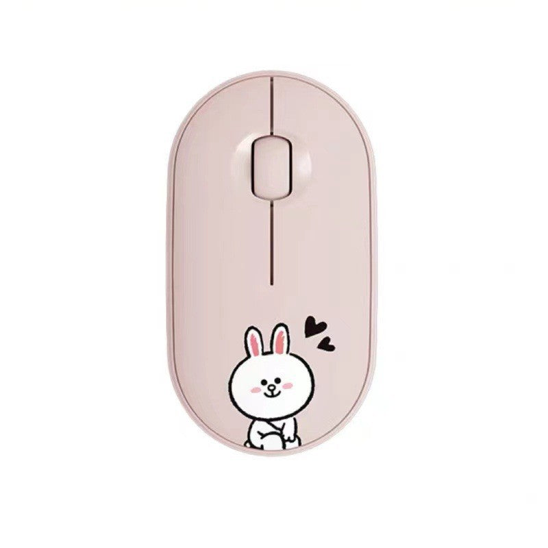 Cute Wireless Computer Mouse with Ergonomic Design Bowlift