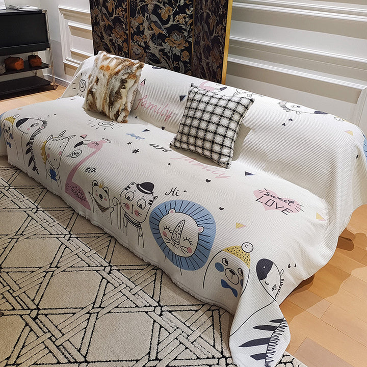 Artistic Graphic Sofa Throw Blanket