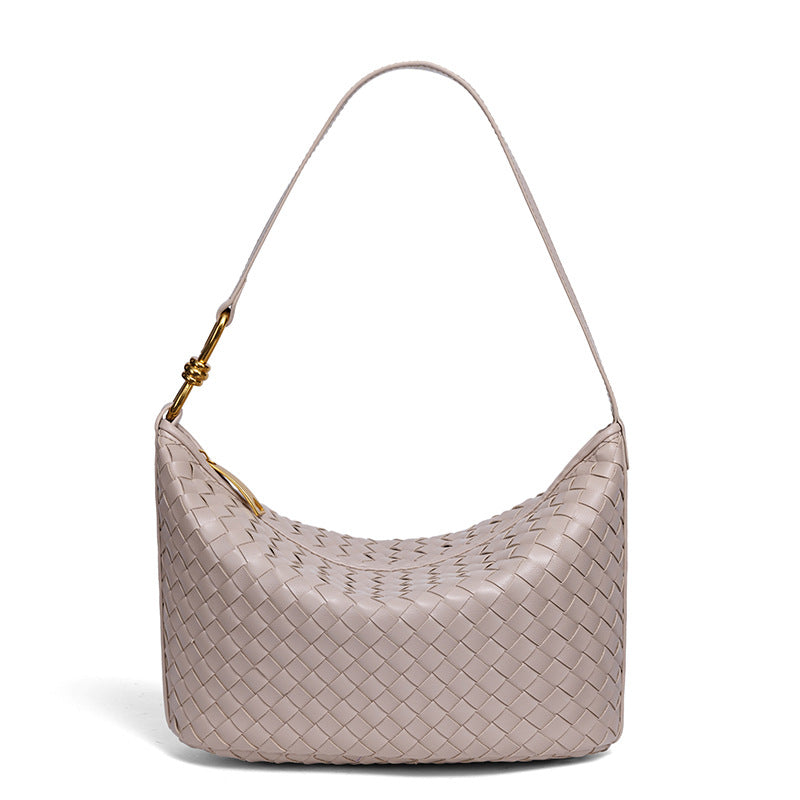 Textured Braided Handbag Bowlift