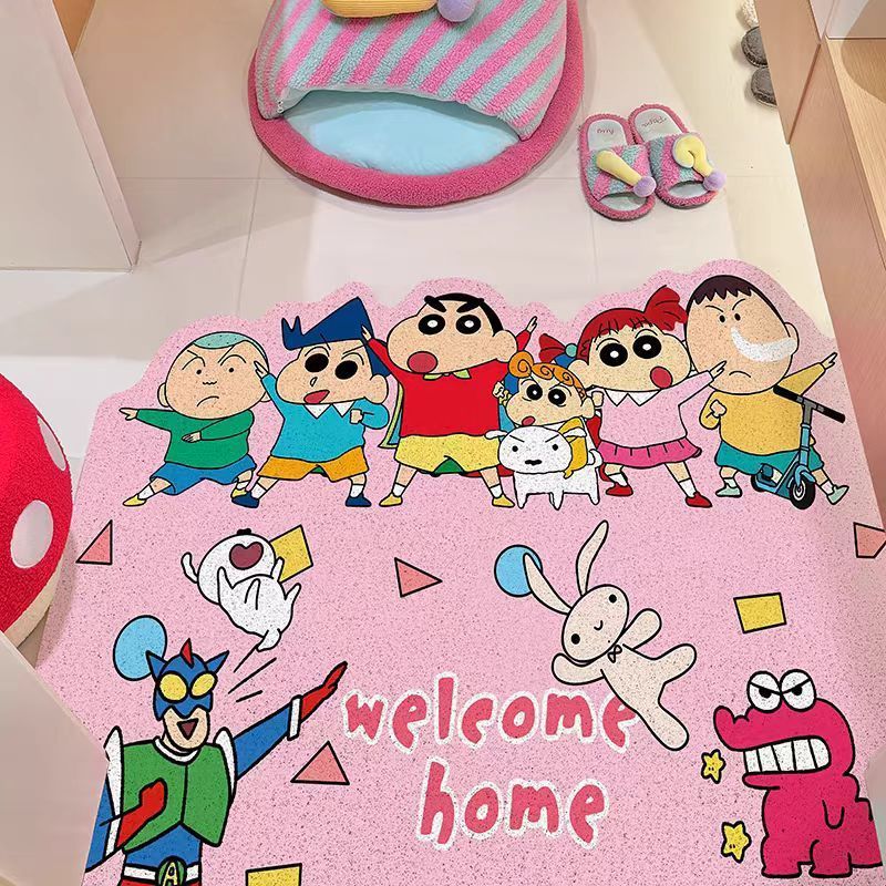 Cartoon-Themed Welcome Mat