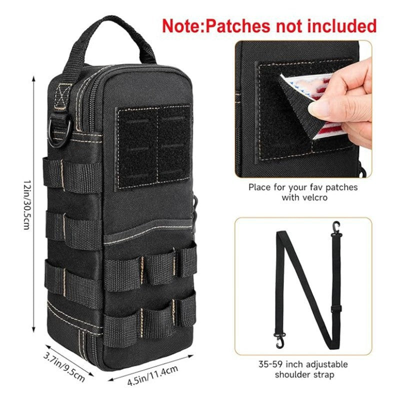 Multifunctional tool bag with detachable shoulder strap Bowlift