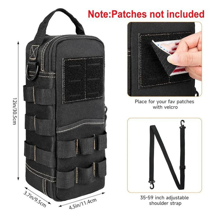 Multifunctional tool bag with detachable shoulder strap Bowlift