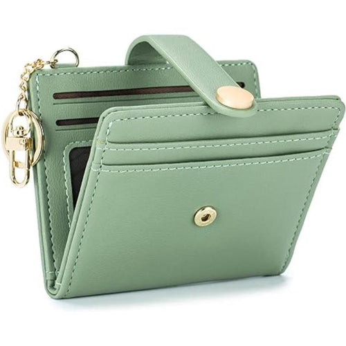 Compact card holder with keychain Bowlift