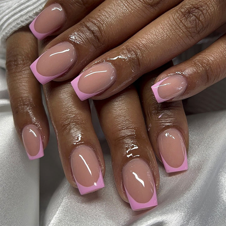 Artful Nail Art with Elegant French Tip Accents Bowlift