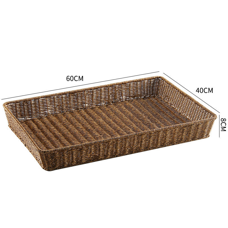 Natural Woven Storage Tray Bowlift