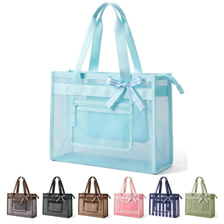 Transparent shopping bag with elegant details Bowlift