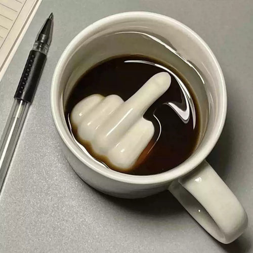 Middle Finger Ceramic Mug | Bowlift