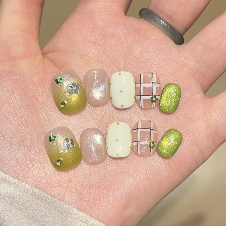 Creative Art Nail Tips with Floral Accents Bowlift