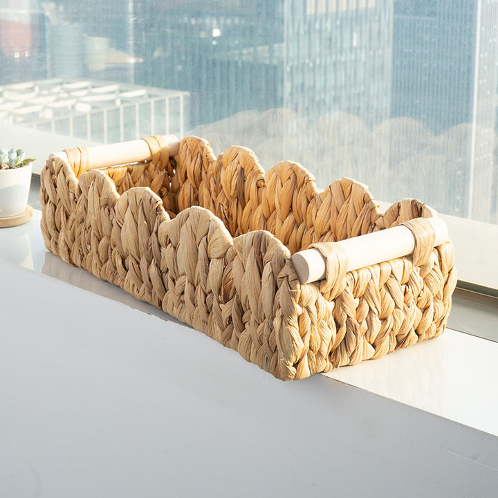 Decorative Wicker Tray Bowlift