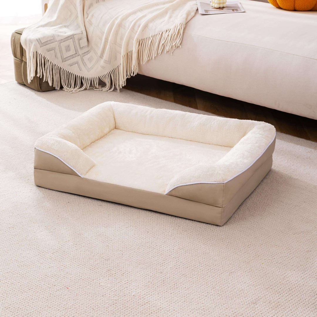 Orthopedic Bolstered  Side Sofa  Dog Bed