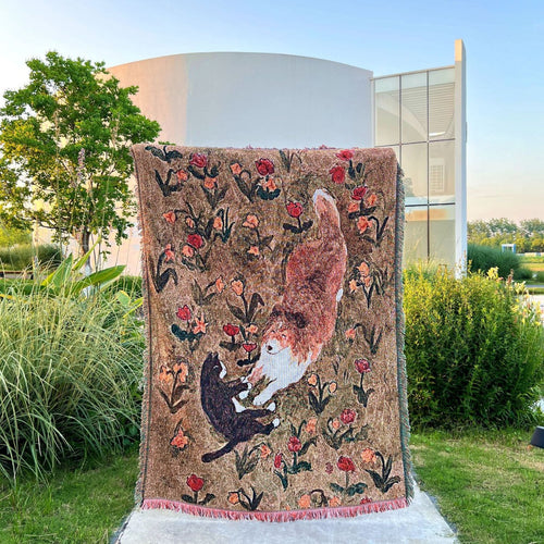Decorative Animal-Themed Throw Blanket