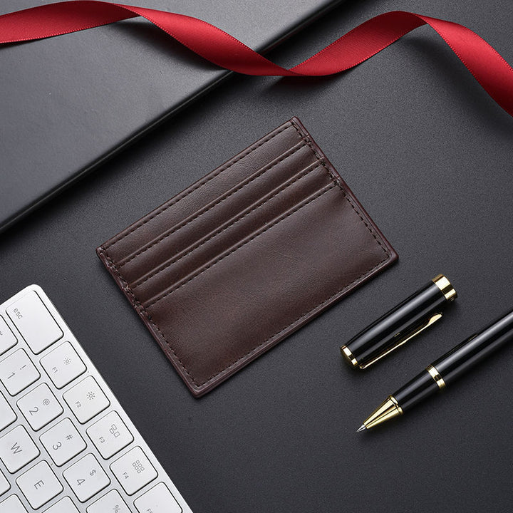 Premium Leather Card Holder Bowlift