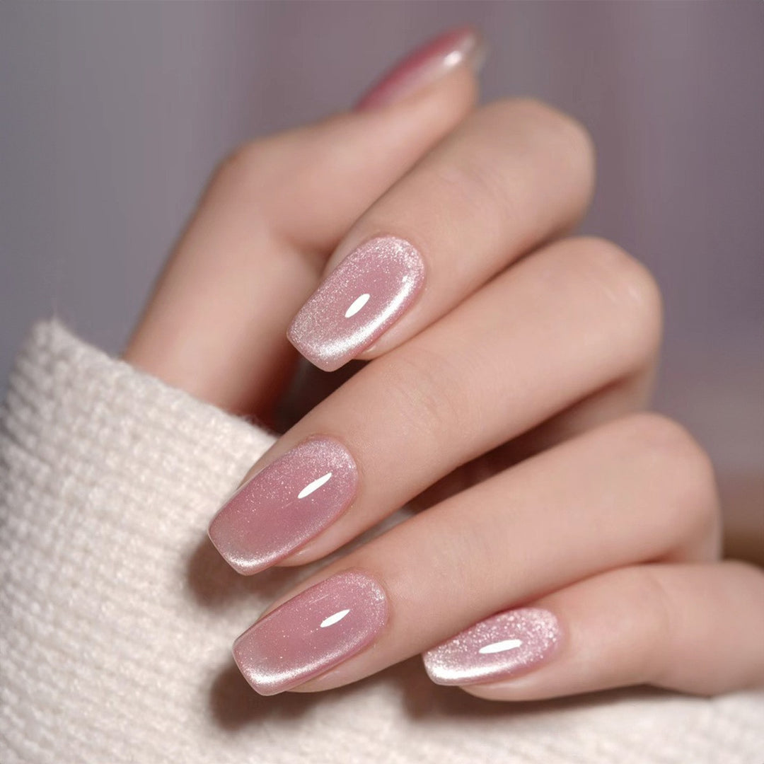 Artificial nail set with elegant flower and leopard print Bowlift