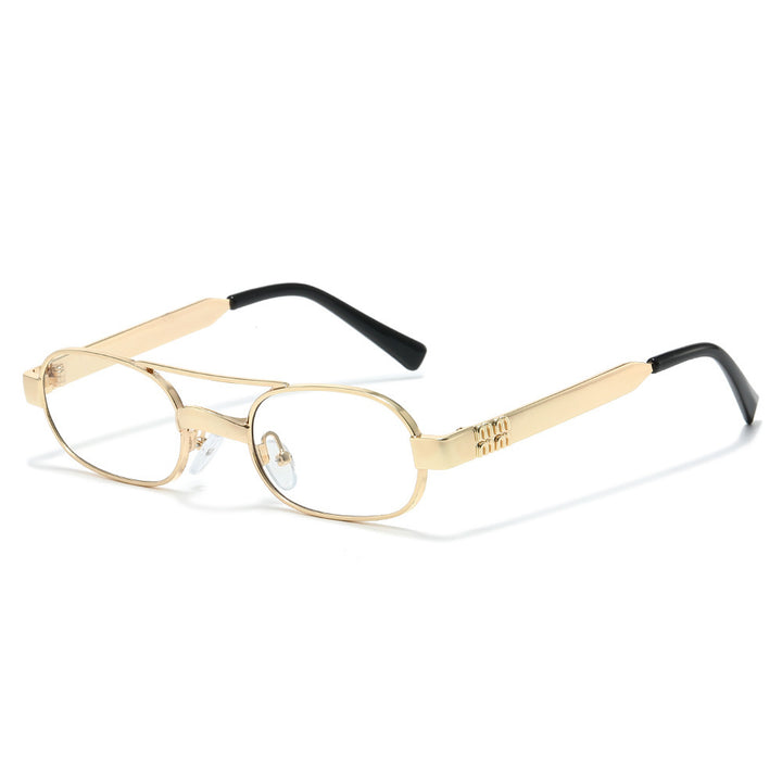Stylish Minimalist Oval Sunglasses Bowlift