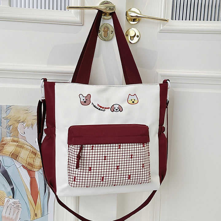 Decorative Animal-Themed Tote Bag Bowlift