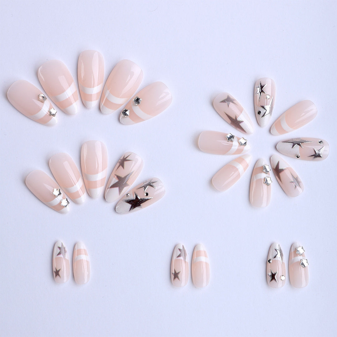 Creative decorative nails with elegant glitter accents Bowlift