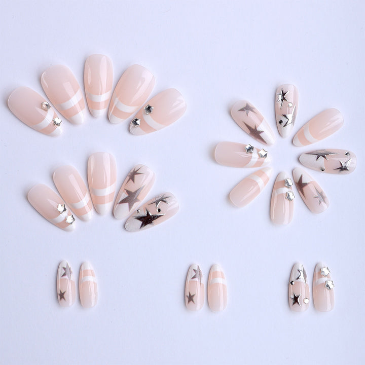 Creative decorative nails with elegant glitter accents Bowlift