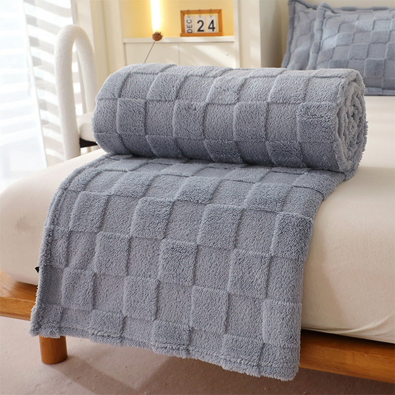 Women Soft and Breathable Plaid Blanket Bowlift