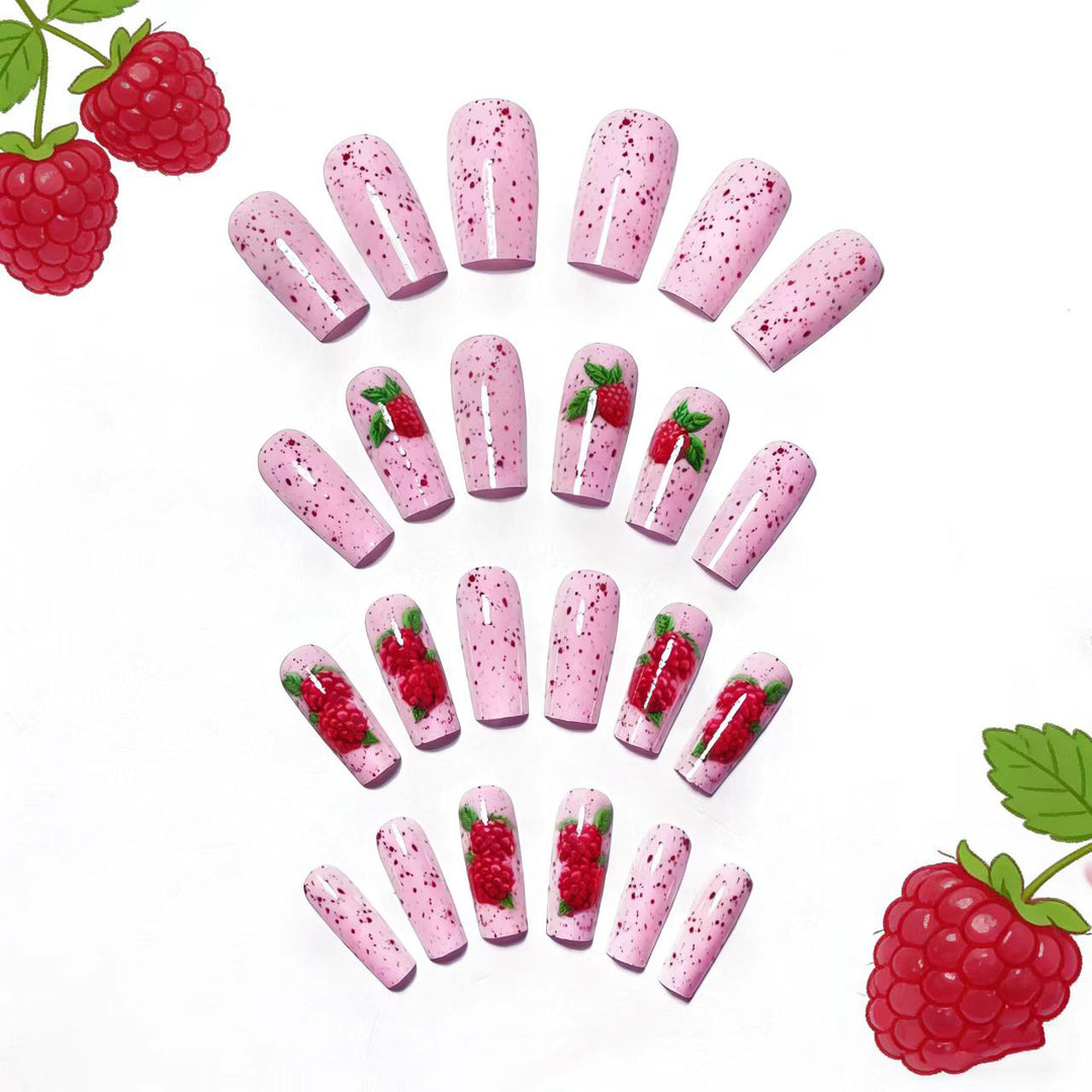 3D Raspberry Nail Art Bowlift