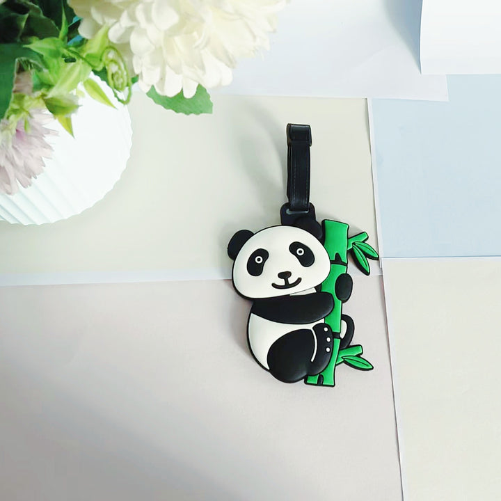 Unisex Luggage Tag in Cute Panda Design Bowlift