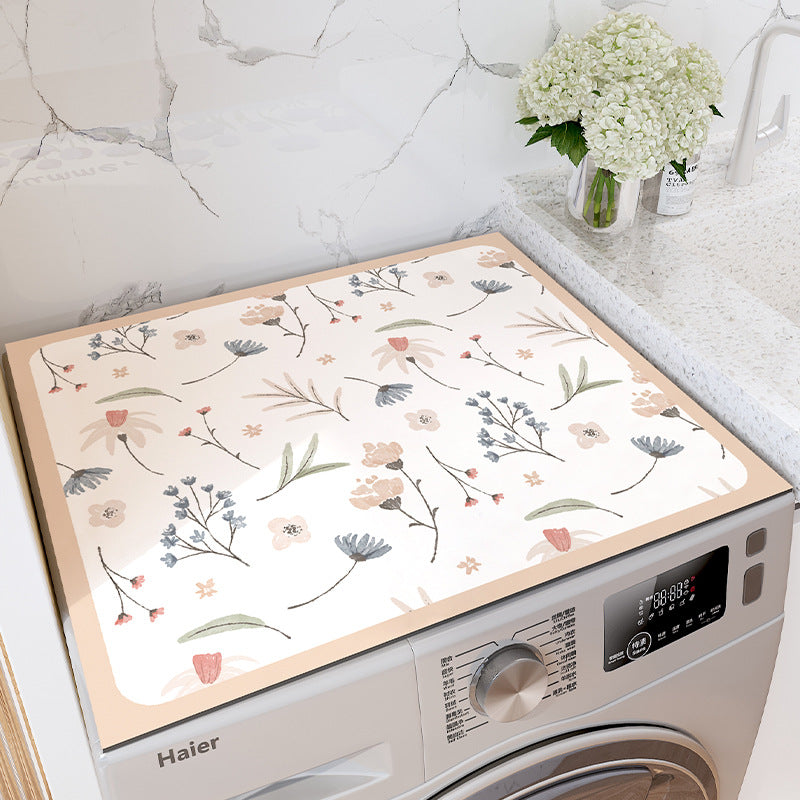 Decorative Washing Machine Top Mat Bowlift