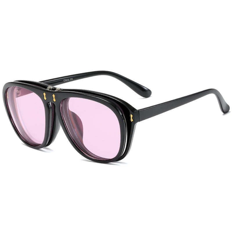 Women's modern oversized sunglasses with unique tortoise design Bowlift