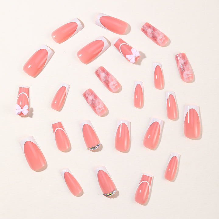Elegant 3D Acrylic Nail Art Extensions Bowlift