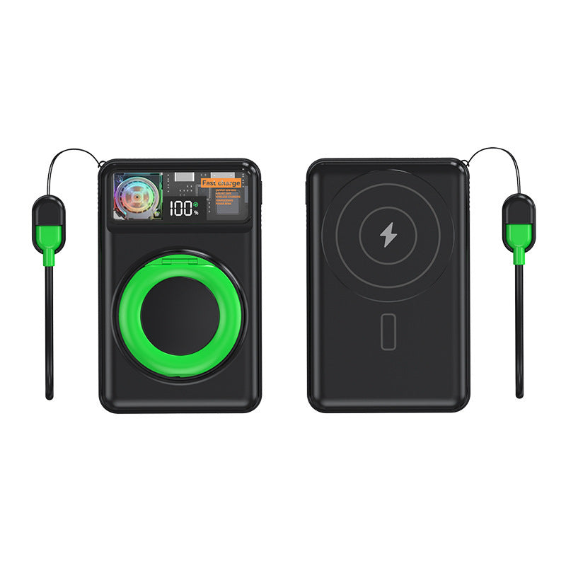 Portable power bank with fast charging function and LED display Bowlift