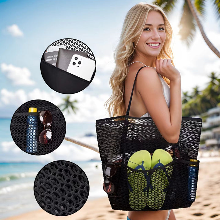 Women's practical mesh shopping bag Bowlift