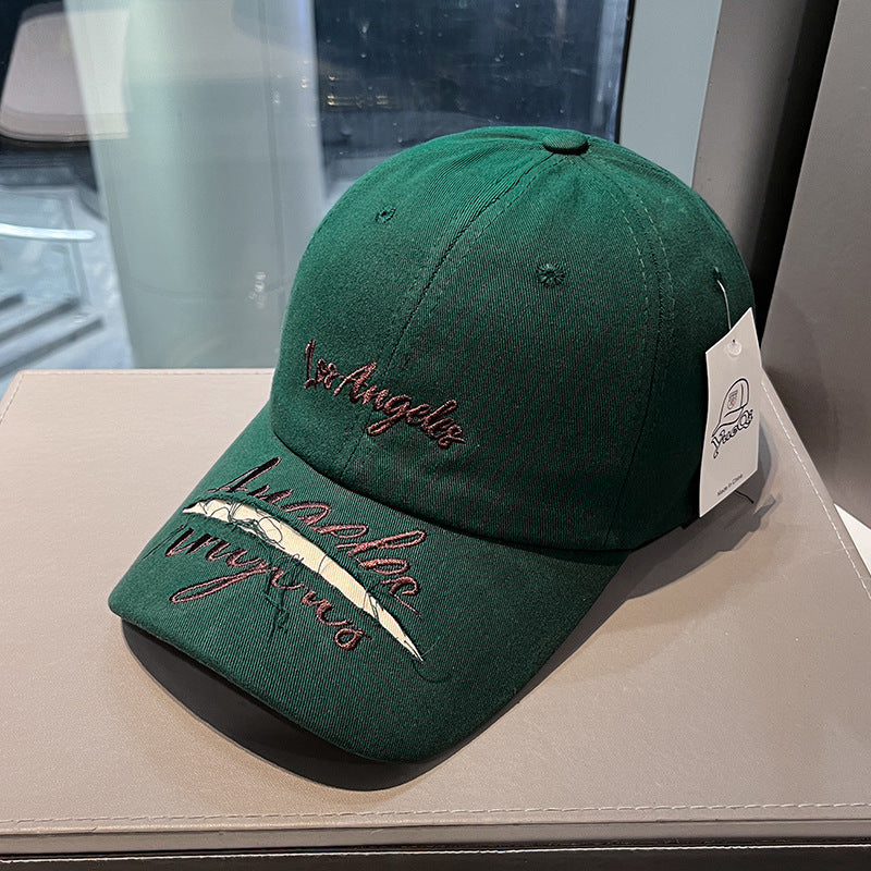 Women's Embroidered Casual Baseball Cap Bowlift 1784083486
