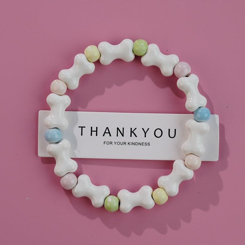 Heart-Shaped Beaded Bracelet Bowlift