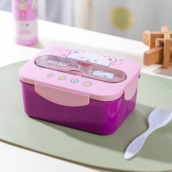 Cute Bear-Themed Bento Box