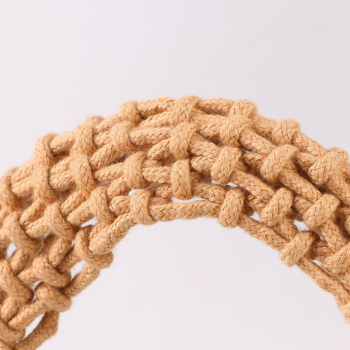 Hand-knotted tote bag made of natural cotton Bowlift